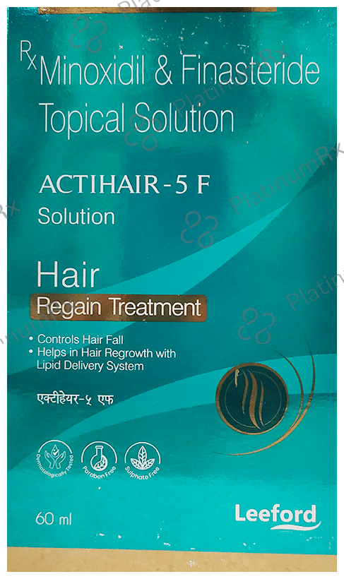 Actihair 5F Solution 60ml: View Uses, Side Effects, Price and ...