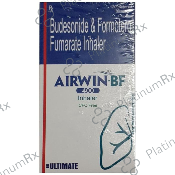 Airwin BF 400/6mcg Inhaler 120MDI: View Uses, Side Effects, Price and ...