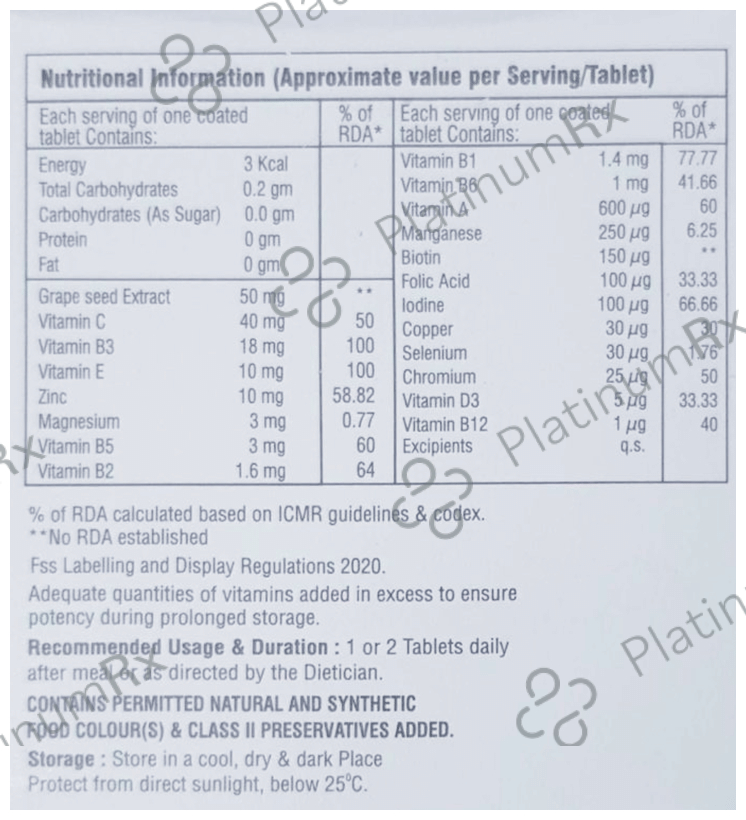 Emcovit Gold Tablet – Uses, Price, Side Effects | PlatinumRx