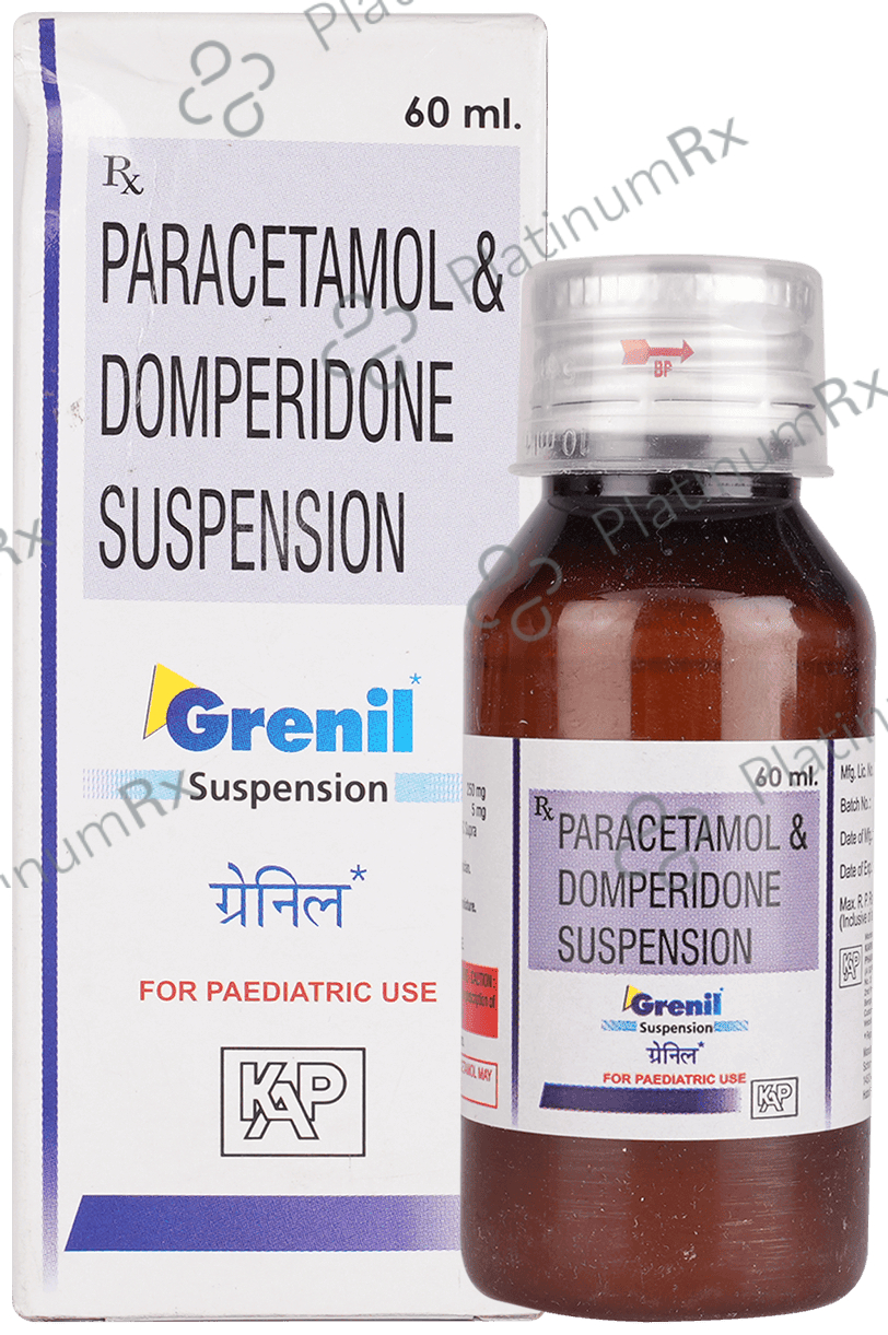 Grenil 5/250mg Suspension 60ml: View Uses, Side Effects, Price and ...