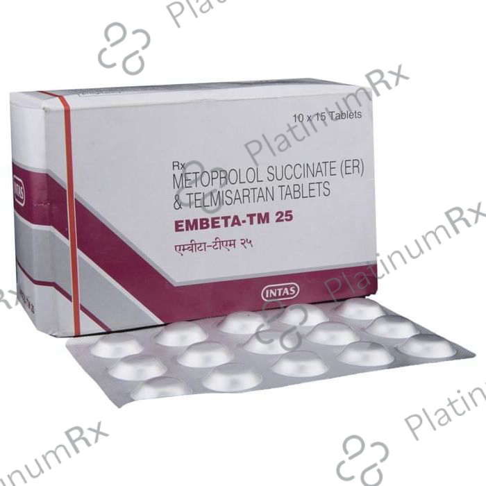 Embeta R 5 Embeta TM 25mg Tablet ER 15s: View Uses, Side Effects, Price and ...