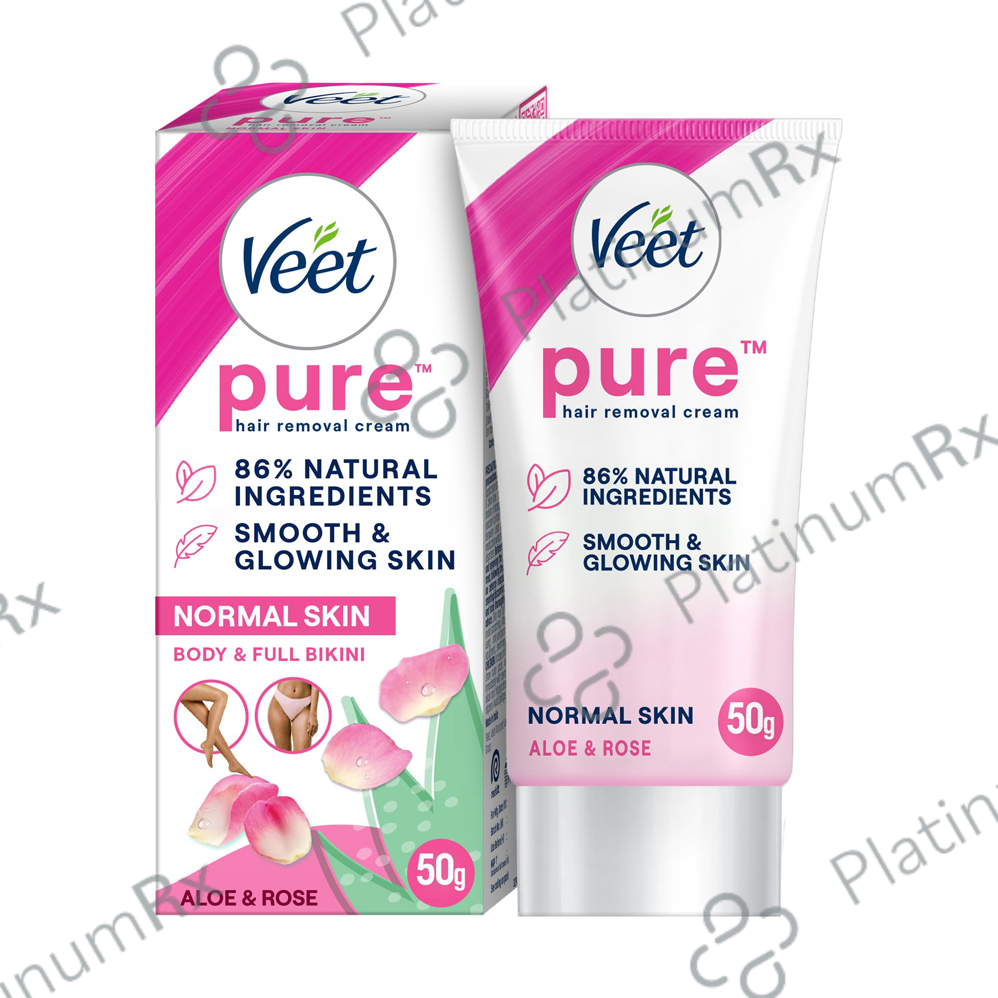 Buy Veet Pure Hair Removal Cream For Normal Skin 50gm Online: Uses ...