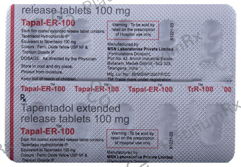 Tapal-ER 100 Tablet: Uses, Side Effects, Price & Substitutes