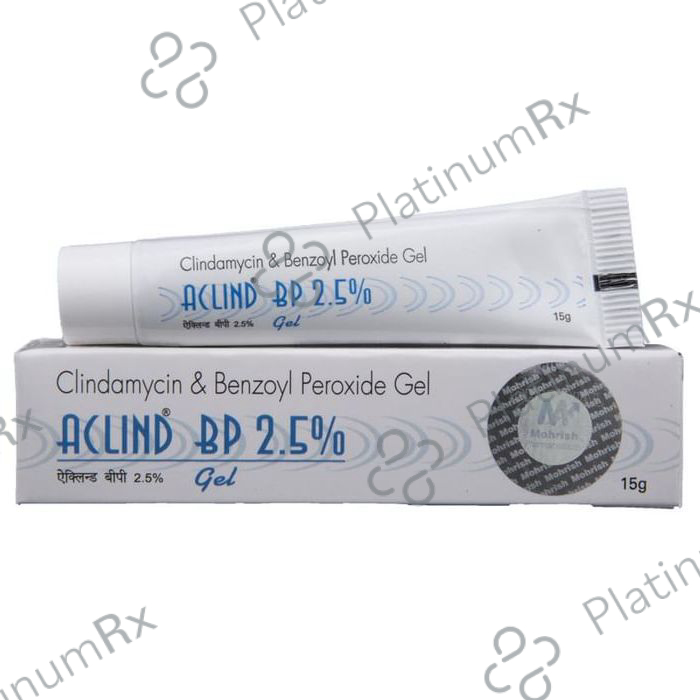 Aclind BP 2.5% Gel 15gm | Uses, Price & Substitutes