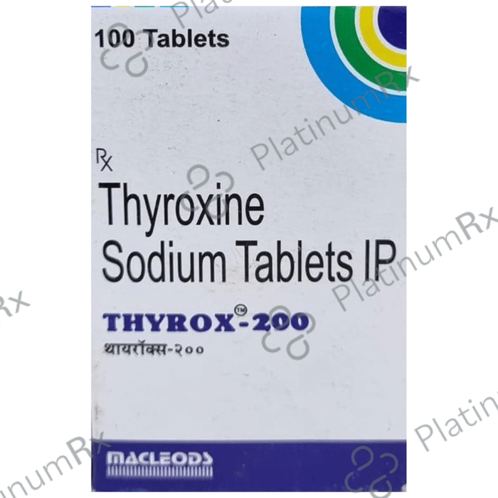 Thyrox 200mcg Tablet 120s Uses, Side Effects, Price and Substitutes ...
