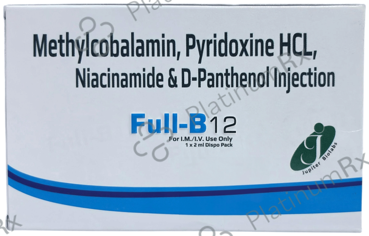 Buy Full-B12 Injection Online: Uses, Side Effects, Price and Substitutes