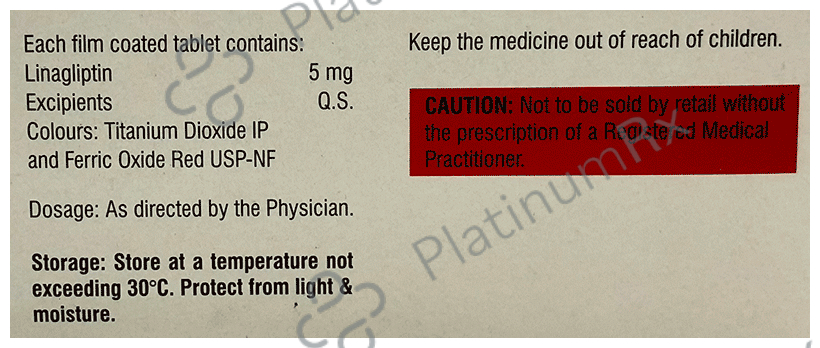 Linabite 5mg Tablet 10s: View Uses, Side Effects, Price and Substitute ...