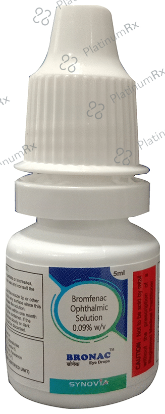 Bronac 0.09% Eye Drop 5ml | Uses, Price & Substitutes