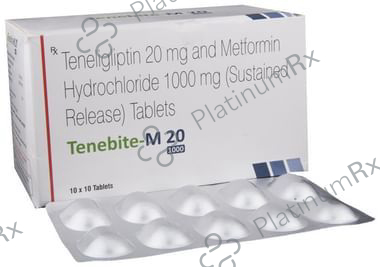 Tenebite M 20/1000mg Tablet SR 10s | Uses, Price & Substitutes
