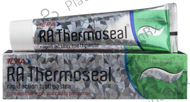 RA Thermoseal Rapid Action Fluoride Toothpaste 50gm: View Uses, Side ...