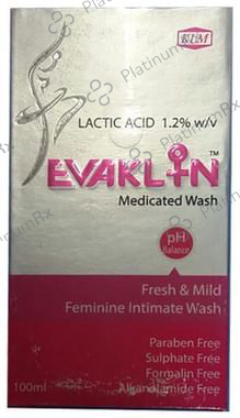 Evaklin 1.2% Liquid 100ml | Uses, Price & Substitutes
