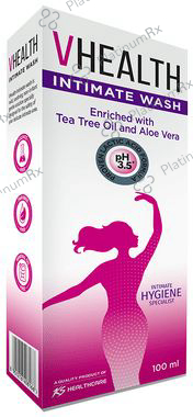 V Health Intimate Wash 100 Vaginal Wash: View Uses, Side Effects, Price ...