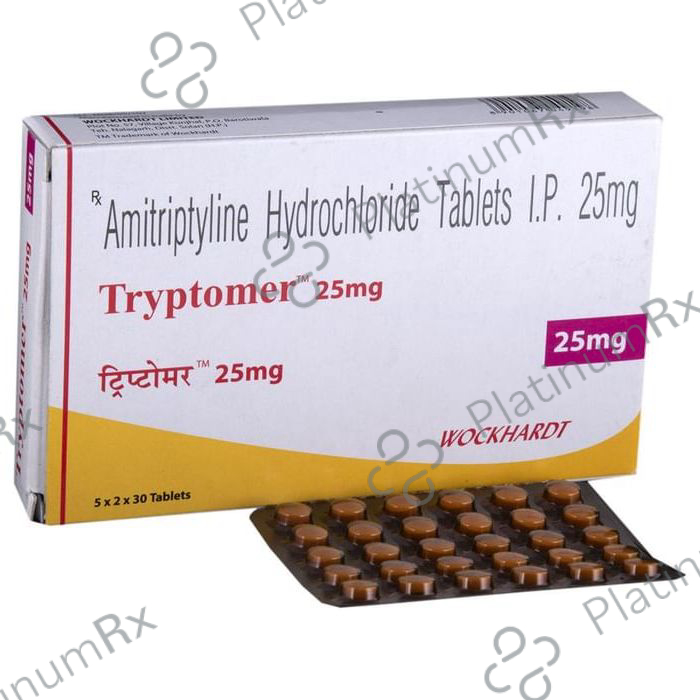 Tryptomer Composition Tryptomer 25mg Tablet 30s: View Uses, Side Effects, Price and ...