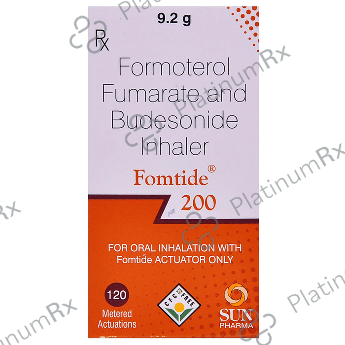 Fomtide 200/6mcg Inhaler 120MDI: View Uses, Side Effects, Price and ...