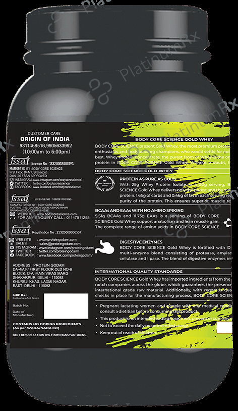 Body Core – Uses, Price, Side Effects | PlatinumRx