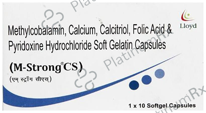 M Strong CS Capsule 10s: View Uses, Side Effects, Price and Substitute ...