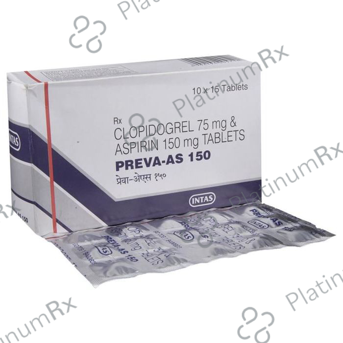 Preva Token Preva AS 150/75mg Tablet 15s | Uses, Price & Substitutes