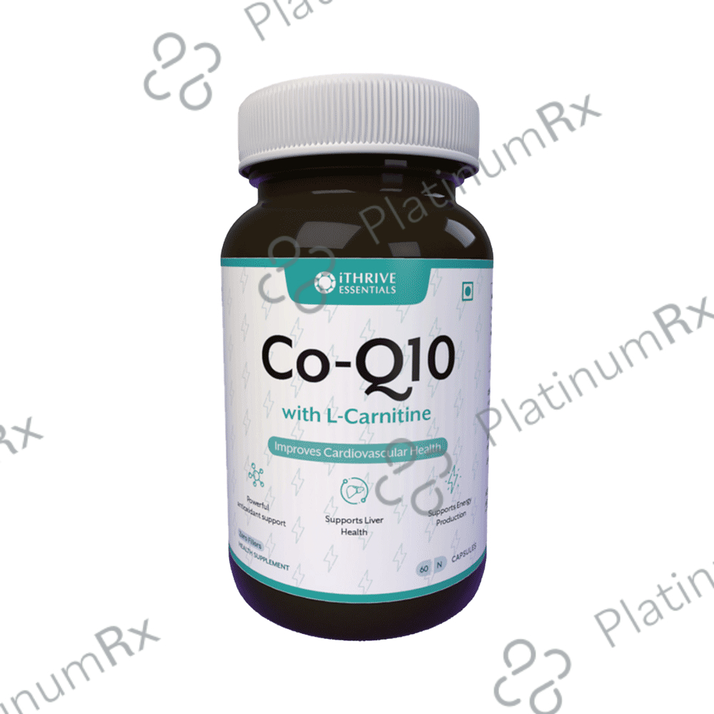 l carnitine liquid co q10 iThrive Essentials Co-Q10 with L-Carnitine Capsule l citrulline vs l future_delete Pack Size:30 ml