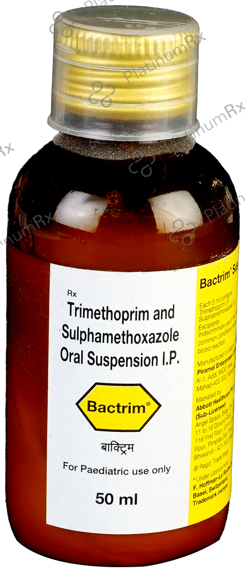 Bactrim 200/40mg Syrup 50ml: View Uses, Side Effects, Price and ...