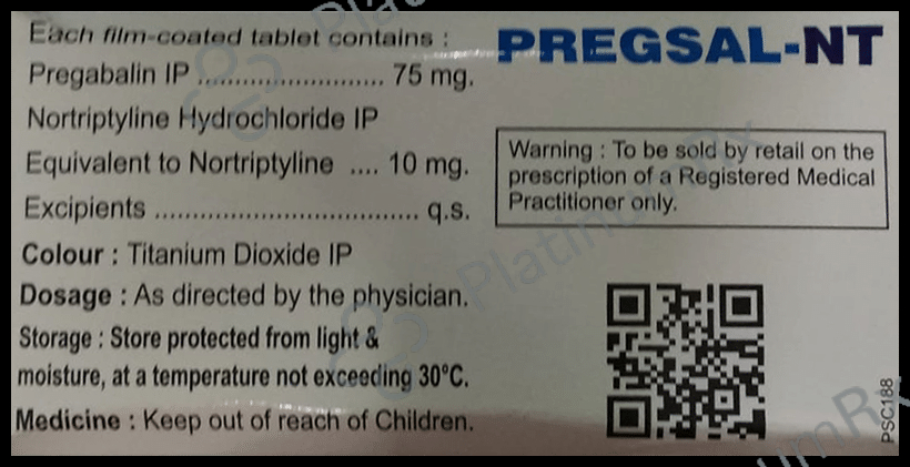 Prezel Tablets Pregsal NT Tablet: View Uses, Side Effects, Price and Substitute ...