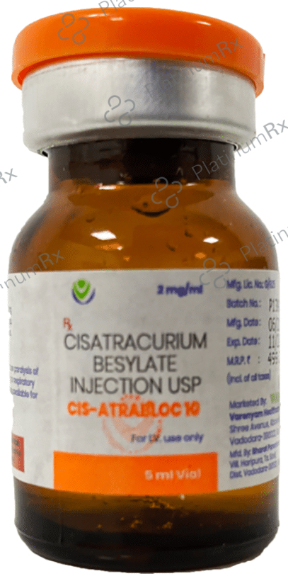 Cis Atrabloc 2mg Injection 5ml: View Uses, Side Effects, Price and ...