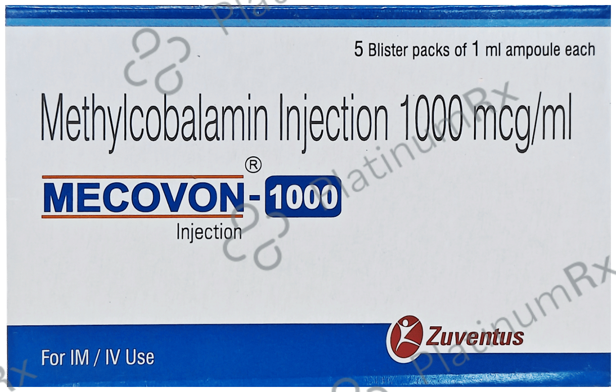 Mecovon 1000mcg Injection: Uses, Side Effects, Price & Substitutes