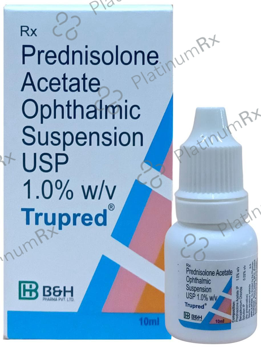 Buy Trupred 1% Eye Drop Online: Uses, Side Effects, Price and ...