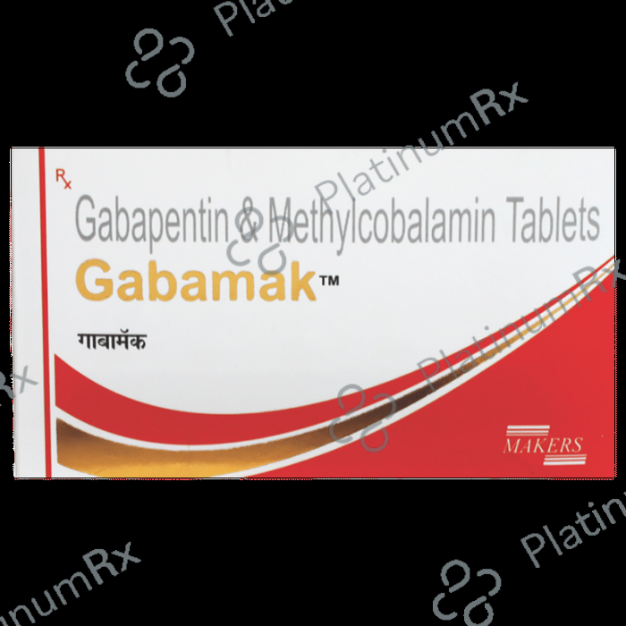 Gabamak 300mg/500mcg Tablet: View Uses, Side Effects, Price and ...