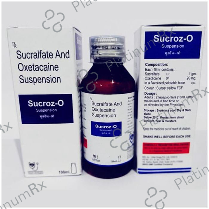 Sucroz-O Oral Suspension: View Uses, Side Effects, Price and Substitute ...