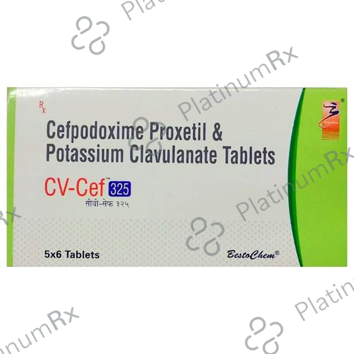 CV Cef 325 Tablet | Uses, Price & Substitutes