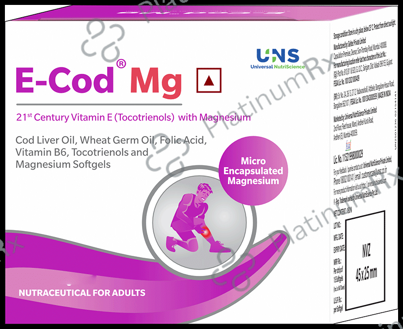 Re Cod Capsules Buy E Cod Mg Softgels 15s Online: Uses, Side Effects and Price | PlatinumRx