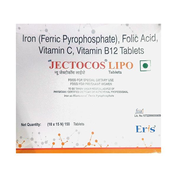 lipo c tablet Jectocos New Lipo Tablet 15s: View Uses, Side Effects, Price and Substitute