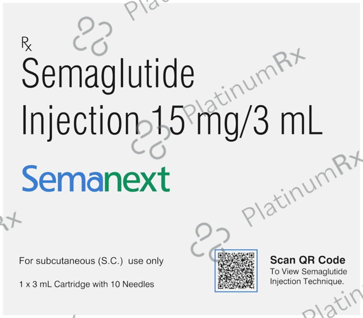 Buy Semanext Injection (3ml Cartridge + 10 Needles) Online: Uses, Side ...