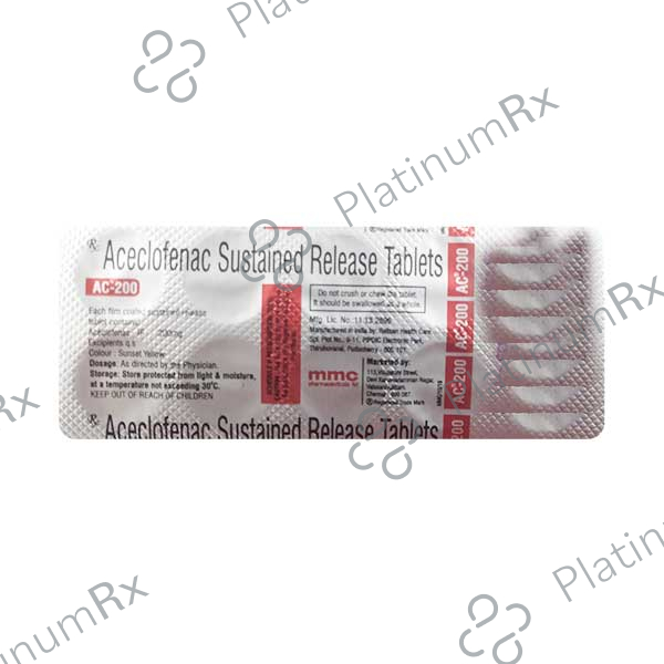 AC 200mg Tablet SR 10s: View Uses, Side Effects, Price and Substitute ...