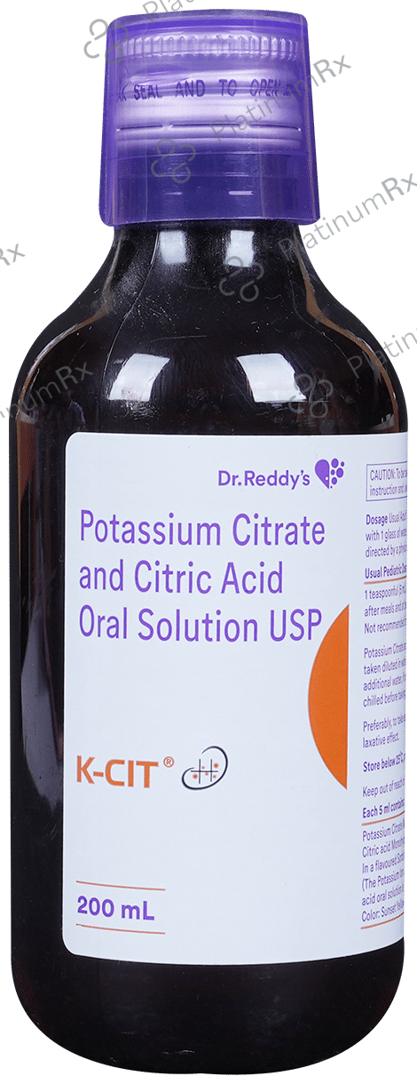 K Cit 1100/334mg Oral Solution 200ml: View Uses, Side Effects, Price ...