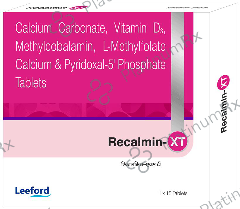 Recalmin XT Tablet 15s: View Uses, Side Effects, Price and Substitute ...