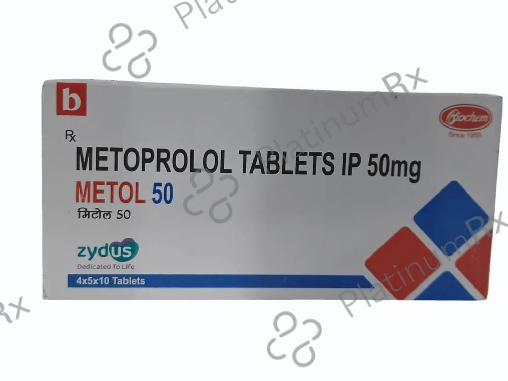 Metol Tab Buy Metol 50mg Tablet 10s Online: Uses, Side Effects and Price | PlatinumRx