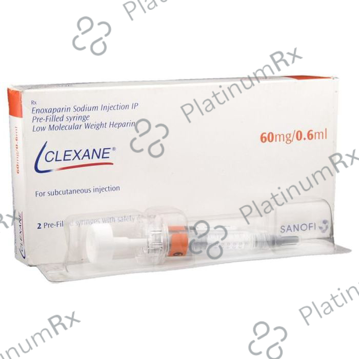 Clexane 60mg Injection 0.6ml: View Uses, Side Effects, Price and ...