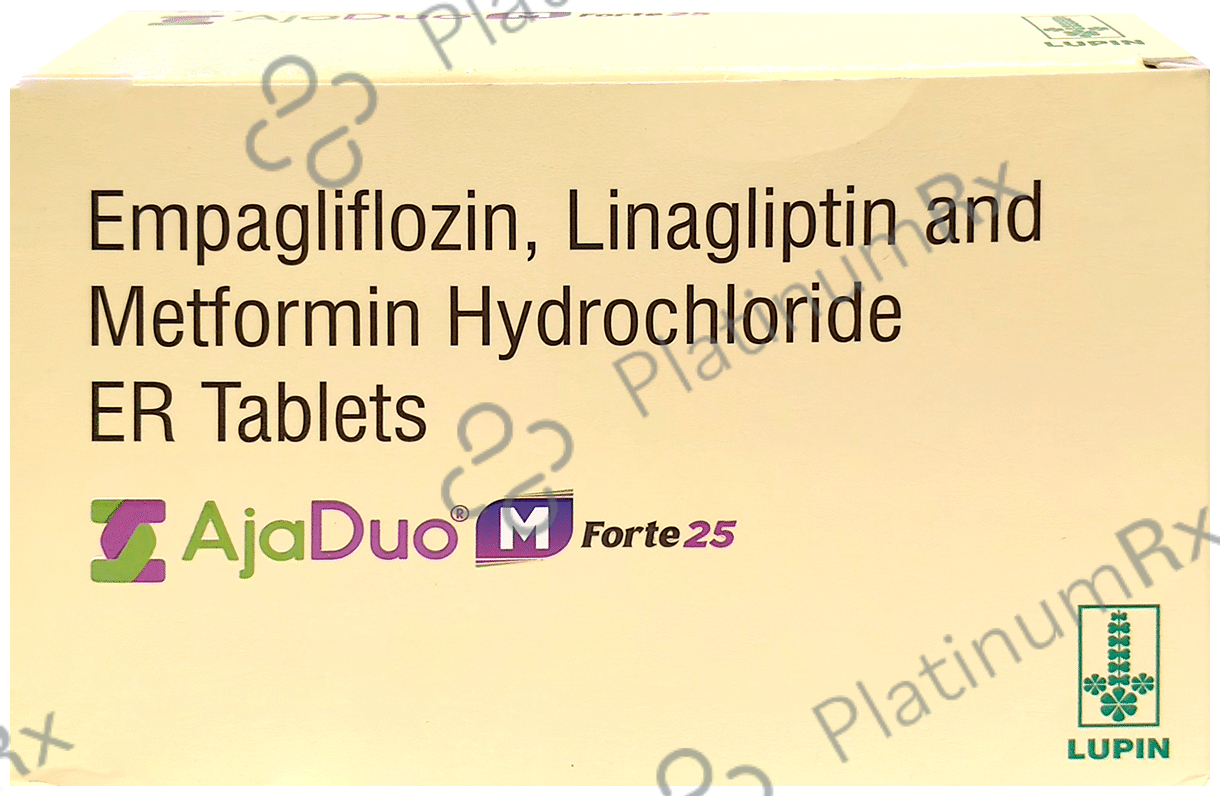 Ajaduo M Forte 25 Tablet ER 10s – Uses, Price, Side Effects | PlatinumCare