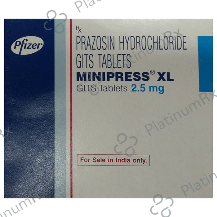Mini Pressec Minipress XL 2.5mg Tablet 30s: View Uses, Side Effects, Price and ...