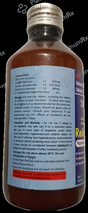 3Minraft Mint Sugar Free Oral Suspension 170ml | Uses, Price & Substitutes