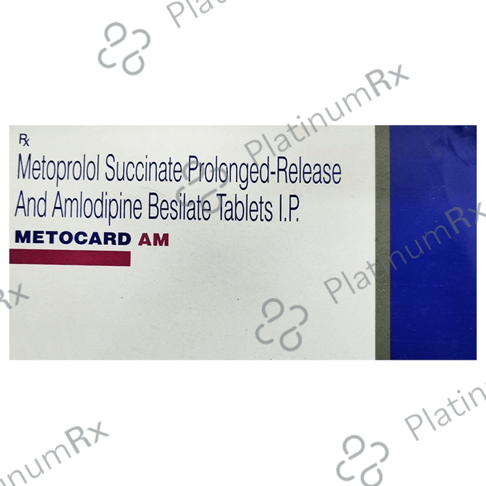 Metocard Metocard AM 5/50mg Tablet PR 10s: View Uses, Side Effects, Price and ...