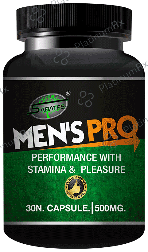 Sabates Men's Pro Capsule 30 capsules: View Uses, Side Effects, Price ...