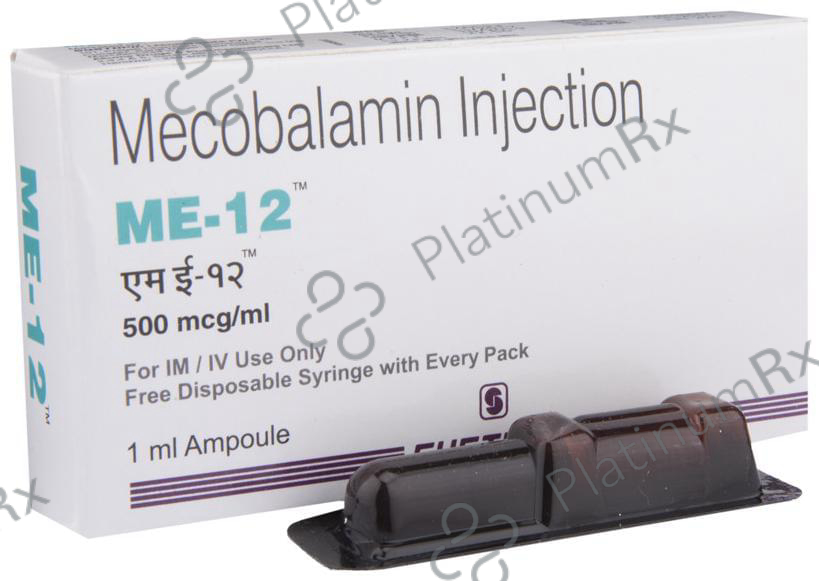 Buy ME B12 Injection 1ml Online: Uses, Side Effects, Price and Substitutes | PlatinumRx Buy ME B12 Injection 1ml Online: Uses, Side Effects, Price and Substitutes | PlatinumRx