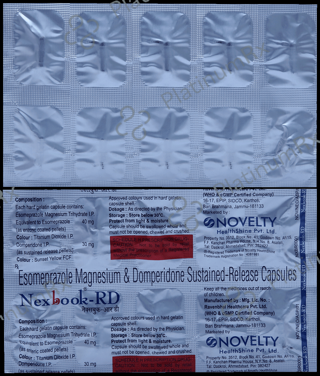 Nexbook RD 30mg/40mg Capsule | Uses,Price & Substitues