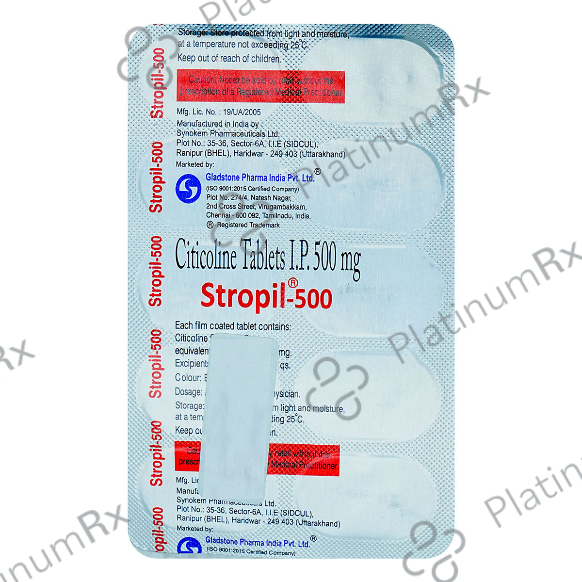 Stropil Inj Stropil 500mg Tablet 10s: View Uses, Side Effects, Price and Substitute ...