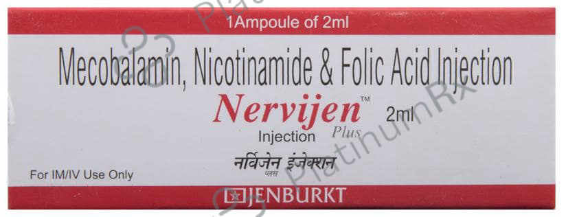 nervijen injection b12 Buy Plus 0.35mg/750mcg/6mg 2ml Online: Uses, Side Effects and Price Numbness