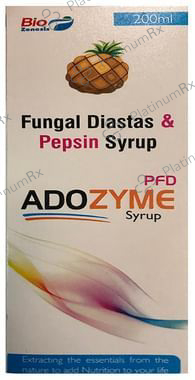 PFD Adozyme Syrup: View Uses, Side Effects, Price and Substitute ...
