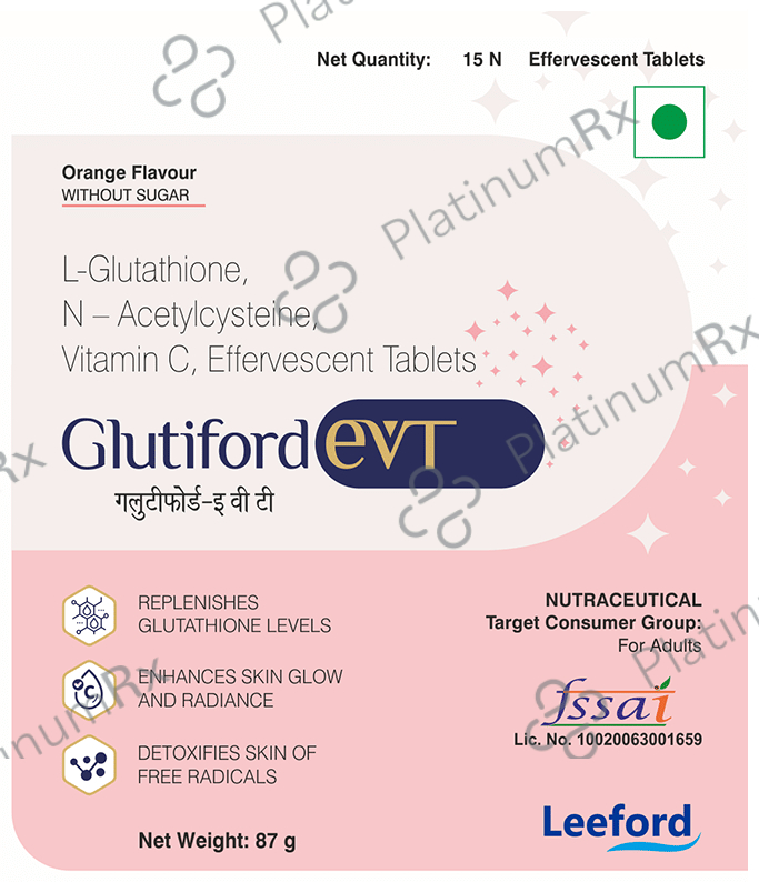 Buy Glutiford EVT Online: Uses, Side Effects, Price and Substitutes