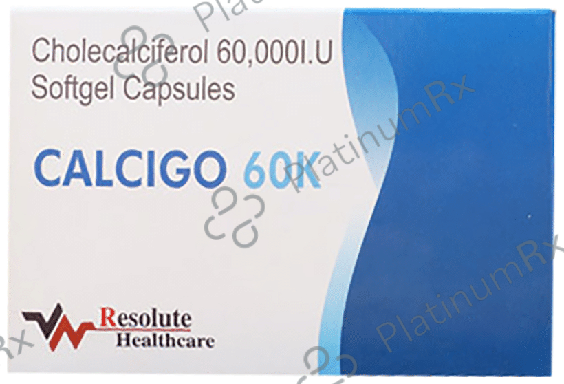 Calcigo 60K Softgel Capsule 4s: View Uses, Side Effects, Price and ...